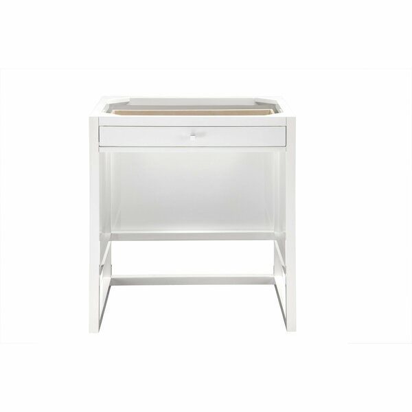 James Martin Vanities Athens 30in Countertop Unit, Glossy White E645-DU30-GW